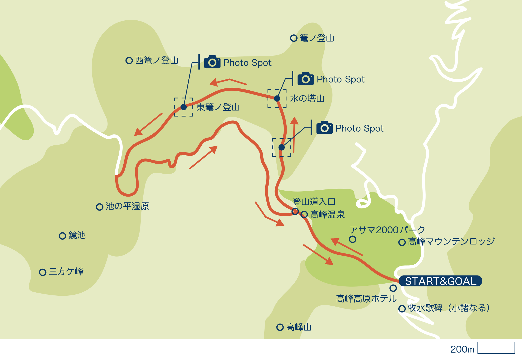 水ノ塔山~東篭ノ登山縦走